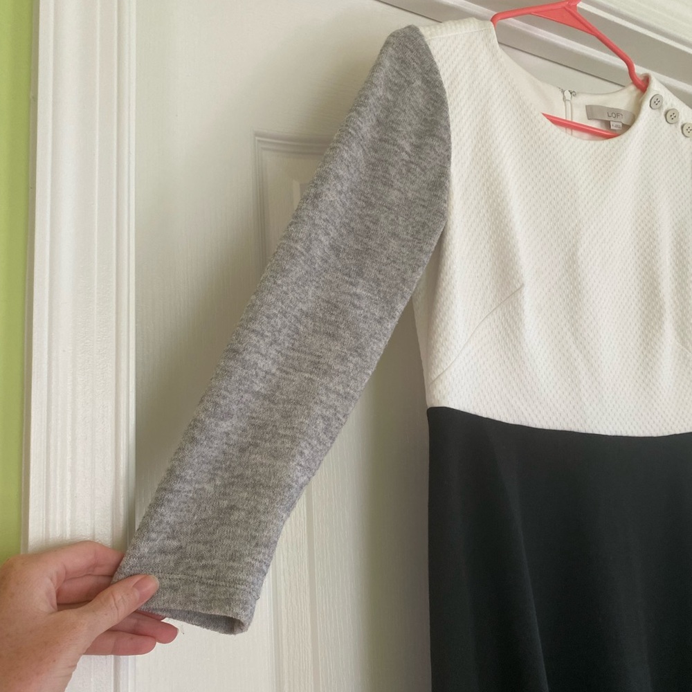 Loft Color Block Dress - Picture 2 of 5